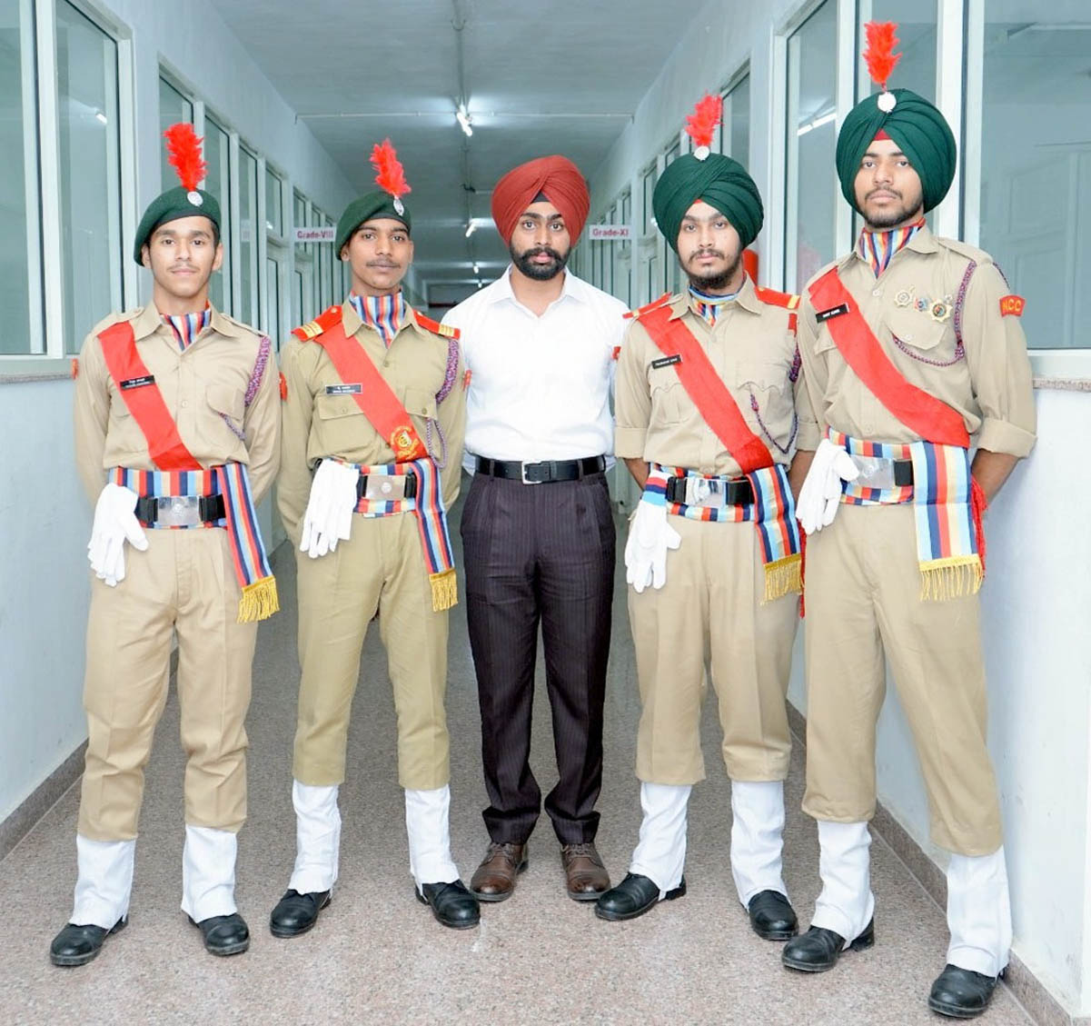 Jaskirat Singh, a student of Indus Public School and Indus Academy, got a commission in the Indian Navy